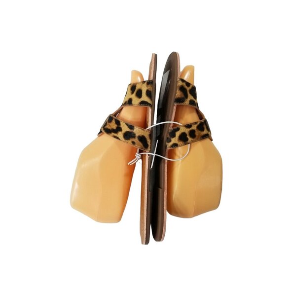 J CREW Women's  calf hair slide sandals size 9 M - Picture 5 of 7